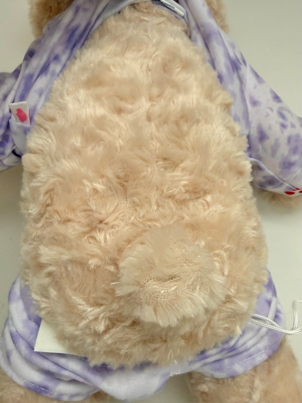 Build-A-Bear tie-dye loungewear outfit on a stuffed teddy bear - Picture 6 of 10